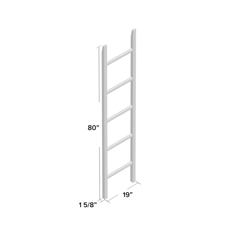 Union Rustic 80'' Solid Wood Blanket Ladder & Reviews Wayfair